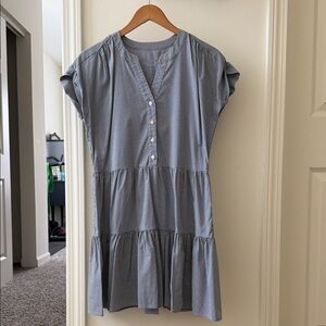 Vineyard Vines Blue Checkered Mini Dress